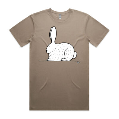'Giant Mountain Rabbit' Men's Staple T-shirt Thumbnail